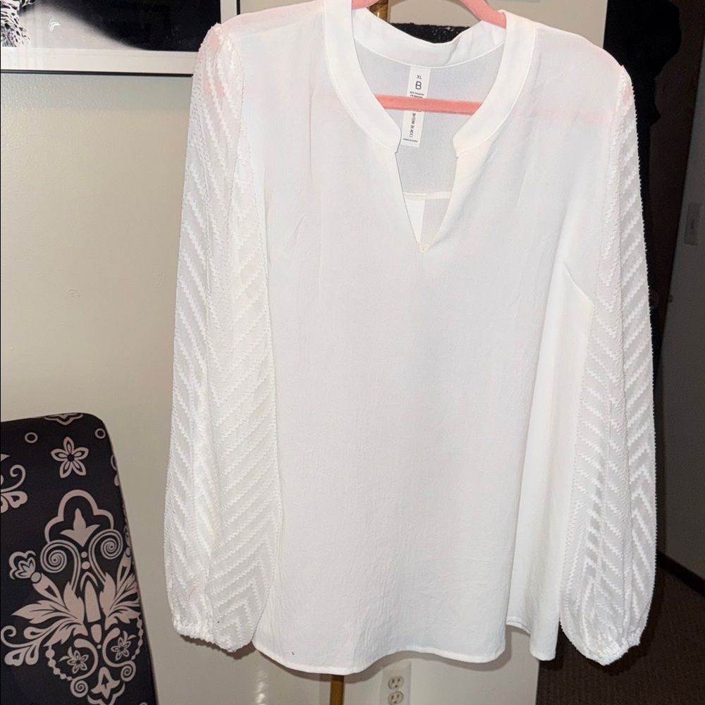 Elegant White Women's Top